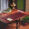Dacasso Burgundy Bonded Leather 36" x 17" No Core Rollable Desk Mat/Pad PR-5249 - alternate 3